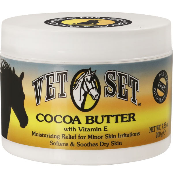 Cocoa Butter with Vitamin E for Horses 7.25 oz Jar